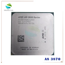 AMD Série A8 A8 3800 A8 3870 A8-3870 3 W 100 GHz Quad-Core Processor CPU AD3870WNZ43GX A8 3870K Soquete FM1/ 905pin