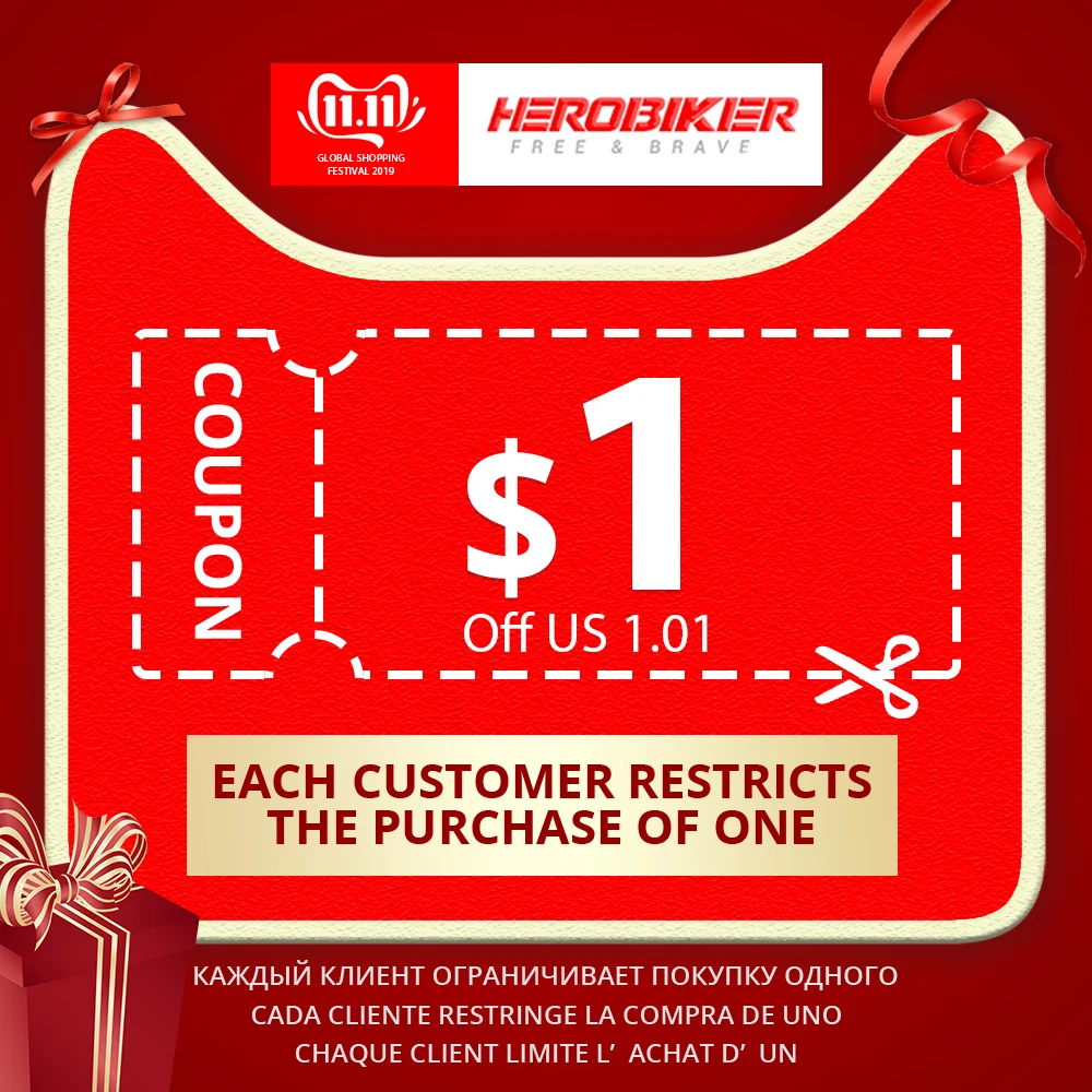 

Unconditional Coupon US $1 Available for 11.11 (One customer only can buy 1 piece ; release 20 pieces of coupons every day)