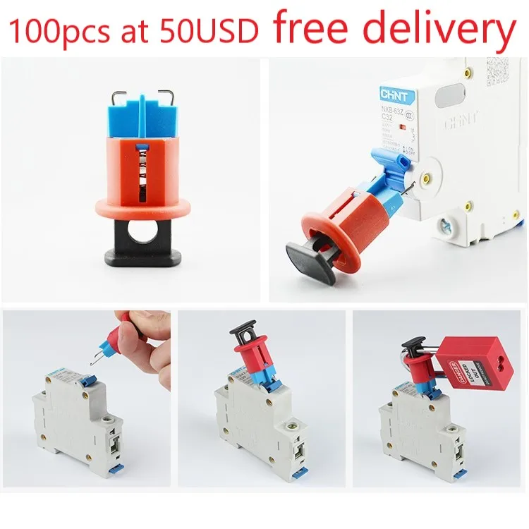 100 шт./лот pin inside pis MCB lockout lock dogs кнопочный toggle safety circuit breaker pin-in | Обустройство дома