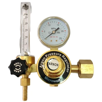 

HHO-Argon Regulator 0-25 Mpa Argon CO2 Helium Nitrogen G5/8 Inlet MIG/MAG TIG Welding Gas Flowmeter Pressure Flow Regulator