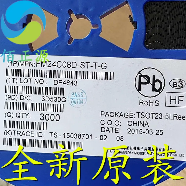 100% Оригинальный в наличии Новый FM24C08D-ST-T-G маркировка: 3D530G SOT23-5 (10 шт./лот) |