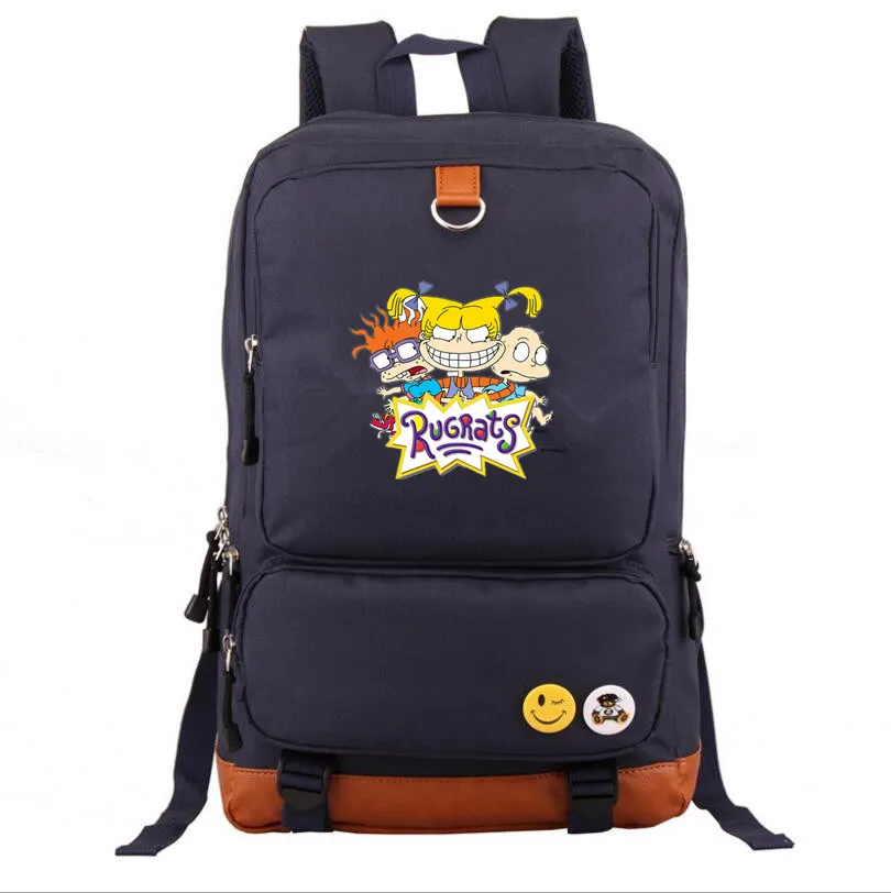 Rugrats в Париже школьная сумка pringting Рюкзак Mochila Студенческая сумка на плечо дорожная сумка для ноутбука рюкзак для подростков - Цвет: I