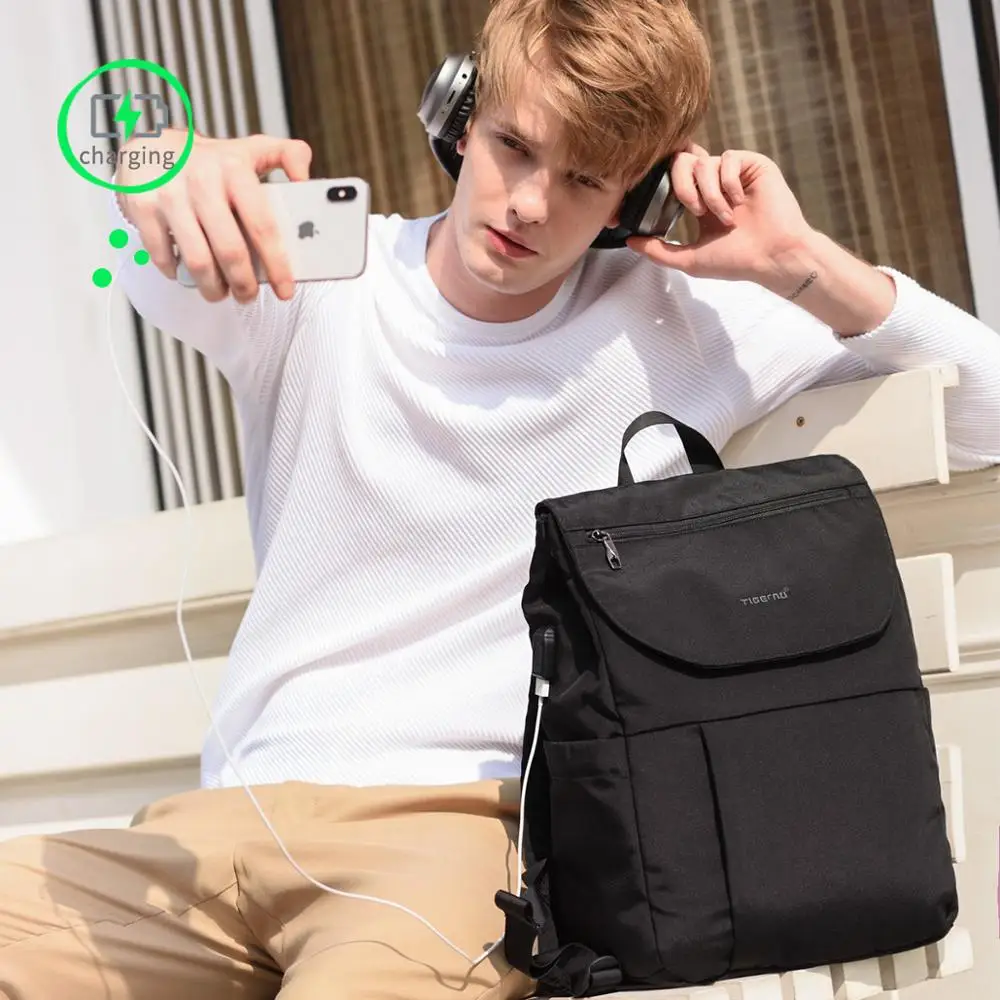 Tigernu New Fashion Рюкзак против обрастания Облегченный мужской женский рюкзак Школьные рюкзаки для подростков