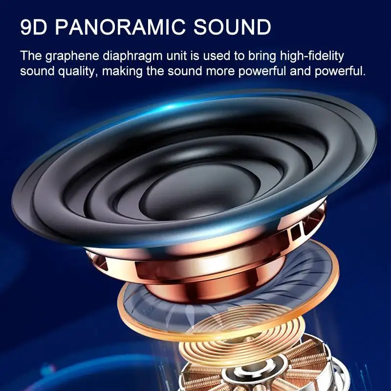 Wireless bluetooth 5 0 Earphone TWS HIFI Mini In ear Sports Running Headset with Microphone Charging Case Support iOS Android