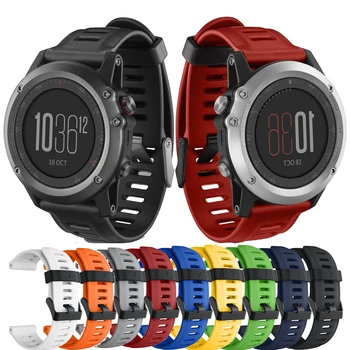 

Watchband Straps for Garmin Fenix 5X/6X/5XPlus/Fenix 3/ 3HR Watch Silicone Band 26mm Wristband Bracelet Quick Replacement Strap