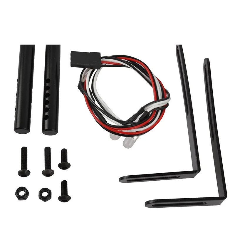 

Hot Metal Front Bumper with Light for 1/10 RC Crawler Car Axial SCX10 90046 Traxxas TRX-4 TRX4