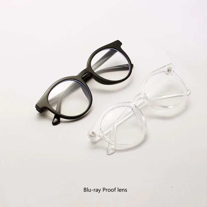 Модный анти-синий светильник, очки для женщин, круглые поддельные очки, компьютерные очки для мужчин, синий светильник, блокирующие очки, быстрая