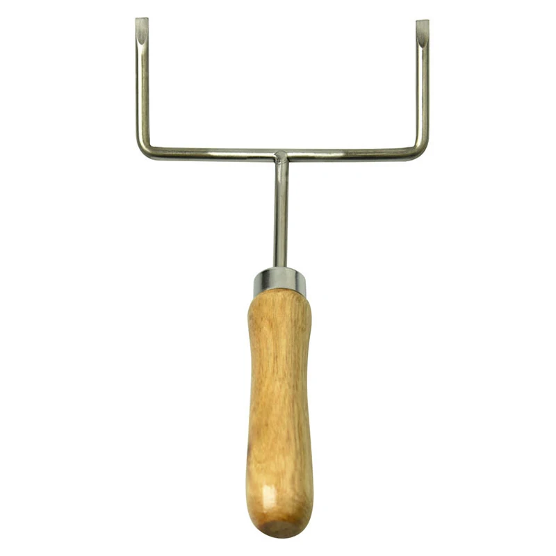 Деревянная ручка инструмента для пчеловода из нержавеющей стали, сотовая селезенка, зажим для улей, рамка, держатель для подъемного захвата