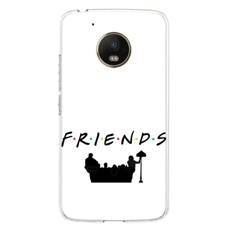 Friends TV Show Cover Phone Case For Motorola Moto G7 G6 G5S G5 E4 Plus G4 E5 Play Power EU Gift Fit Patterned Coque - Цвет: TW123-10