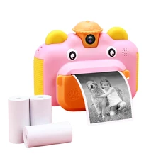 

Kids Camera Instant Print Camera for Children 1080P HD Video Photo Camera Toys with 32GB Card Projection Classic Video Camera