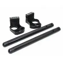 Для Ninja300 EX300 2013 Мотоцикл с ЧПУ клип на зажимах регулируемая ручка бар вилка руль