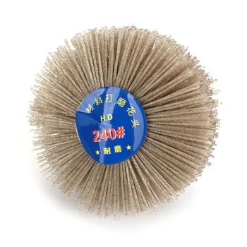 

Abrasive Nylon 80-600 Grit Wheel Brush Grinding Head Woodworking Tool Supplies