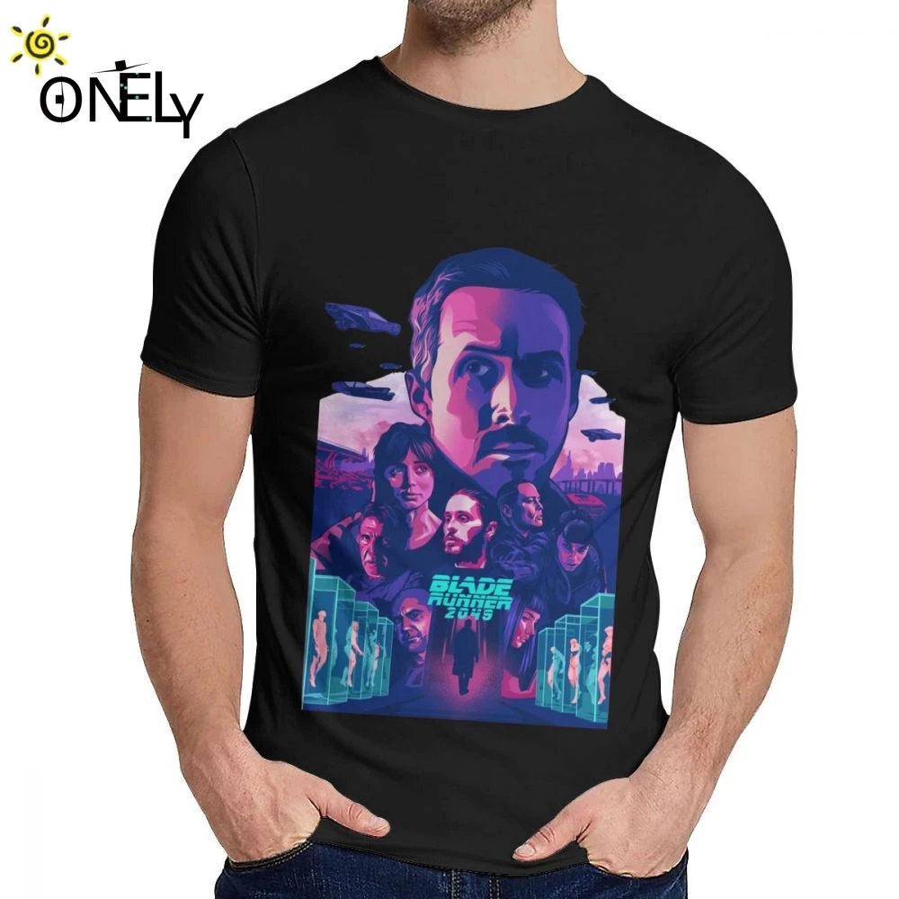 100% Cotton Blade Runner Movie Poster T Shirt Men's 2019 New Leisure Classic Round Neck Homme Tee |