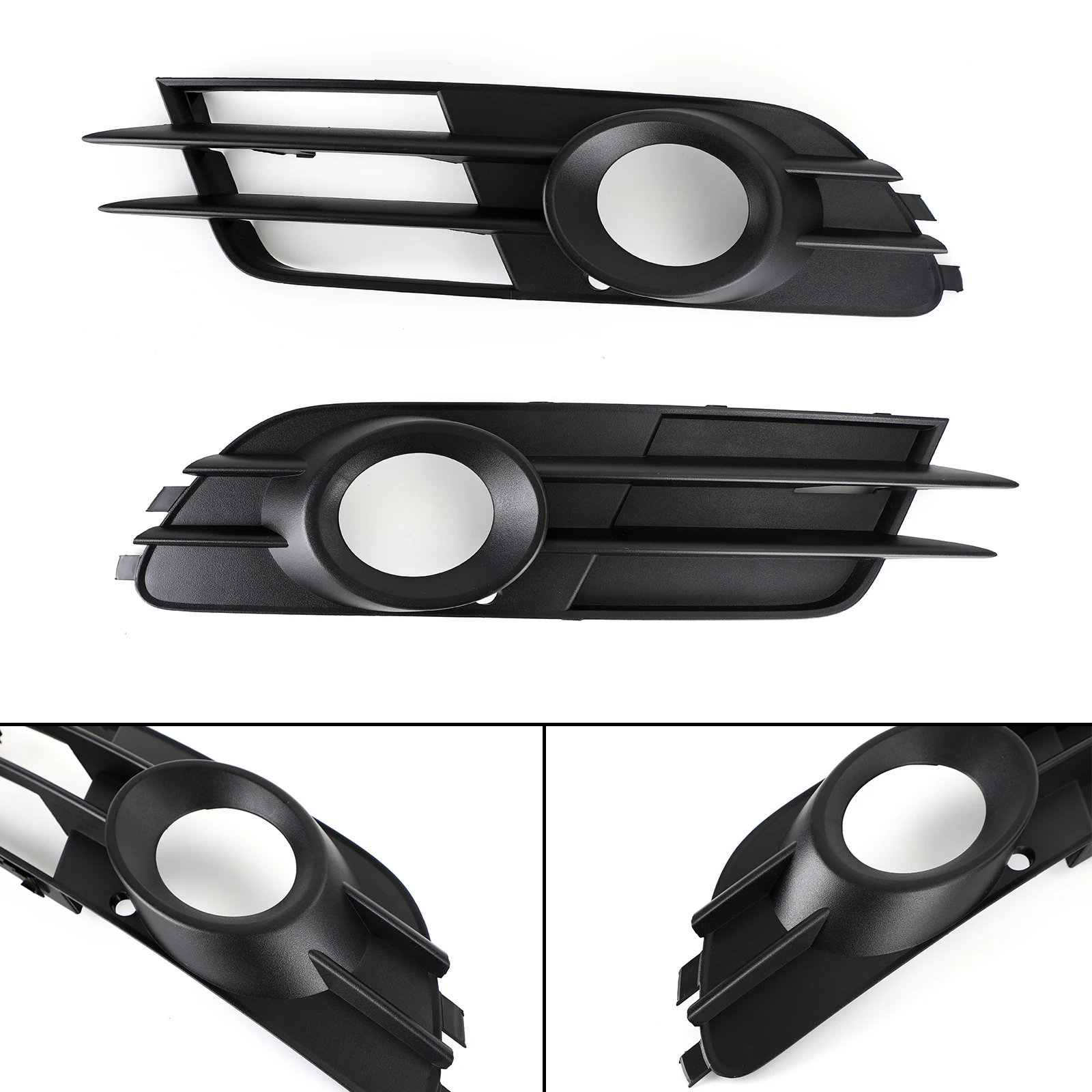 

Areyourshop Front Bumper Lower Fog Light Grills Left+Right For Audi A6 C7 2012 2013 2014 2015 4G0807682G 4G0807681A Car Parts
