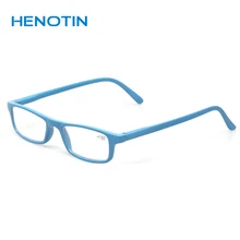 Супер светильник, ультратонкая пластиковая квадратная оправа для очков, модные женские и мужские очки для чтения, классический дизайн, очки для чтения