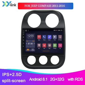 

10 inch Android 8.1 Car multimedia Player gps Navigation system for Jeep COMPASS 2011-2016 auto radio Audio can bus no 2 din dvd