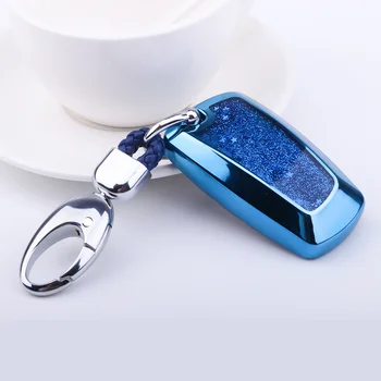 

TPU Quicksand Key Case for car For BMW 1/2/3/4/5/6/7 series 3GT/5GT/X3/M5/M6 car accessories car holder auto products keychain