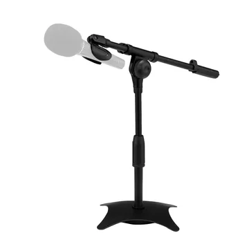 

Metal Adjustable Desktop Mic Stand With Weighted Base