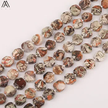 

Full Strands Natural White Color Ocean Stone Faceted Chunky Loose Beads,Nugget Ocean Jaspers Beads Pendant Strands EF-CT-331AMFJ