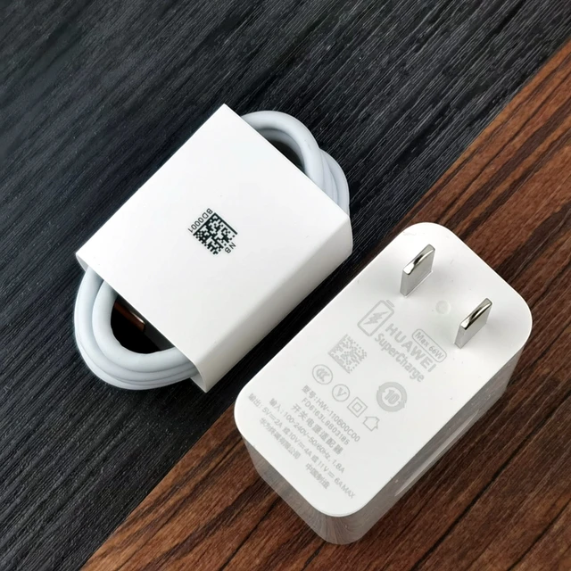 Original 66W Huawei Mate 40 RS Charger SuperCharge EU Usb Adapter 6A Type C Cable Fast Charge Honor Nova 8 se Mate 40 Pro 2