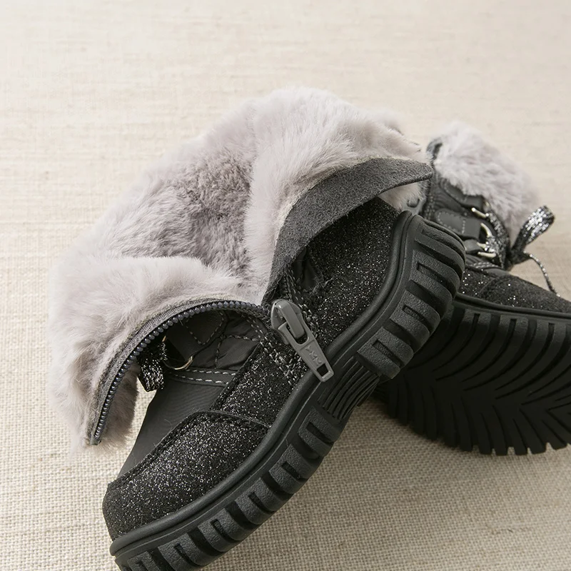 DB11603 Dave Bella/зимние ботинки для маленьких мальчиков; модная обувь; однотонные модные ботинки; обувь для маленьких мальчиков