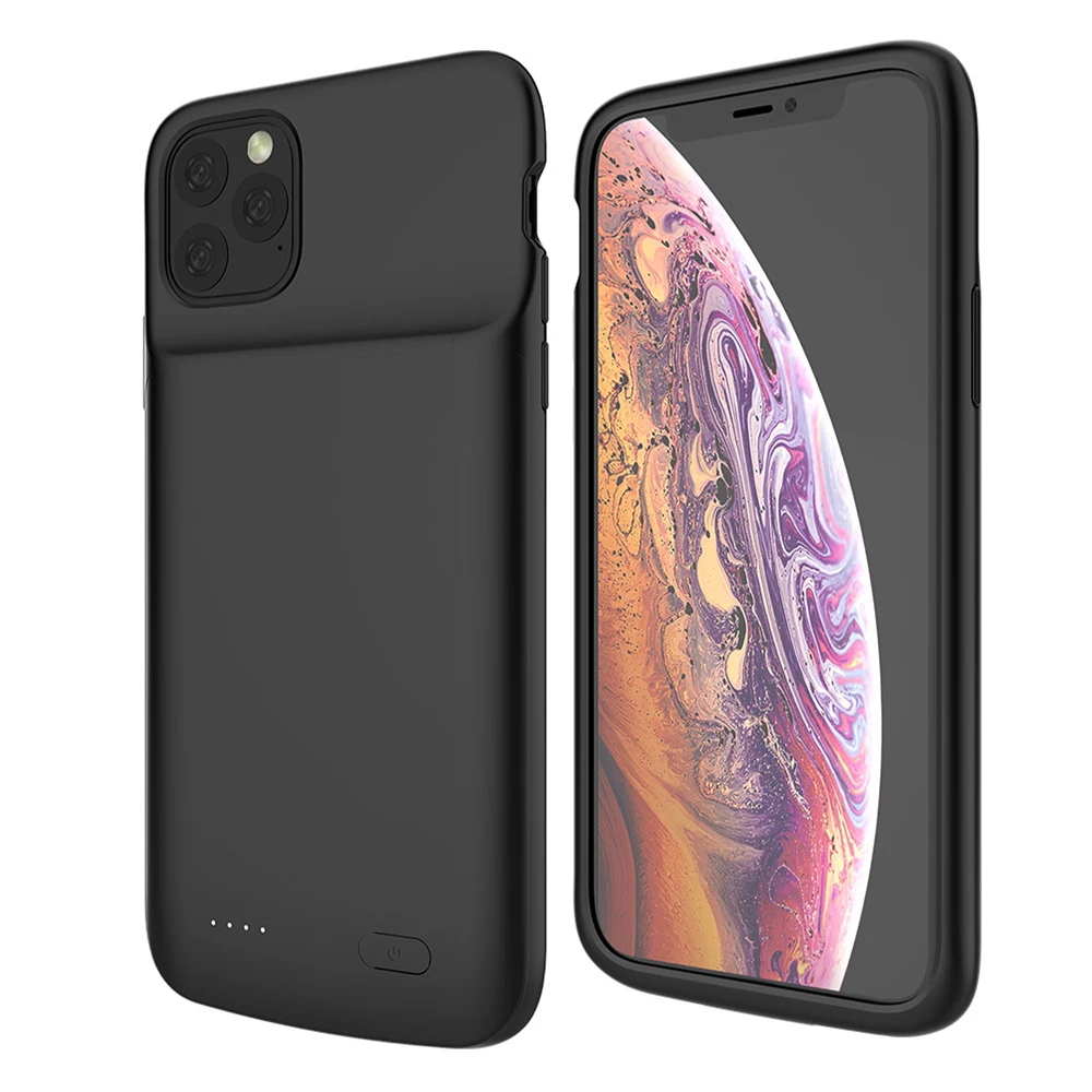 

Power Bank Battery Charger Shockproof Ultrathin For Apple iphone 11 4800mAH 11 Pro Max 11 Pro 5000mAH Charging Soft edge