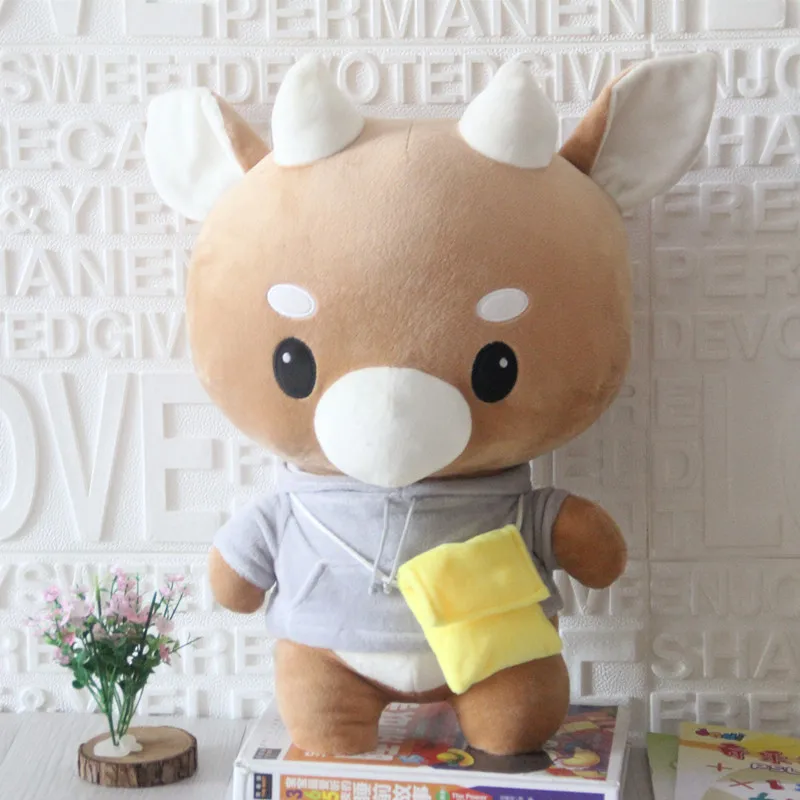 

Gold Secretary Why like Celebrity Style Backpack Cattle Hard Cow Doll Stuffed Toy
