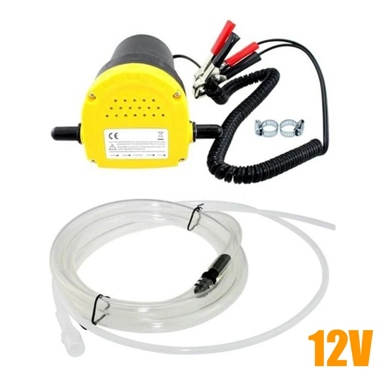 12V Mayitr, 1 шт., 12 В/24 В, 60 Вт, автомобильный масляный насос для двигателя, Электрический автомобильный масляный насос для жидкости, отстойник, всасывающий водяной насос - Цвет: 12V