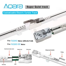 Super Silent Electric Curtains Track for Aqara Zigbee/ A1/B1/Tuya Wifi Intelligence Motor,Smart Home Cornice Rail Control System