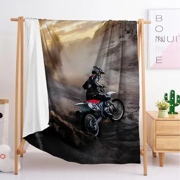 

Spring and summer 2020 new luxury locomotive Throw Blanket tapestry sleeping blanket flannel blanket double single bedding