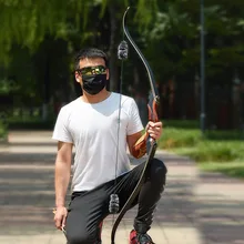

Archery Bow Take-Down Bow Hunting Recurve Bow For Right-Handed Adult Outdoor Shooting Practice Bow Bow And Arrow Starter Suit