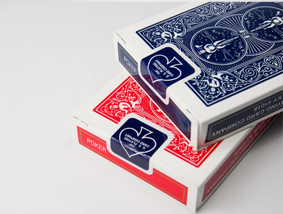  2 Decks Bicycle Rider Back 808 Standard Poker Playing Cards Red  & Blue : Toys & Games