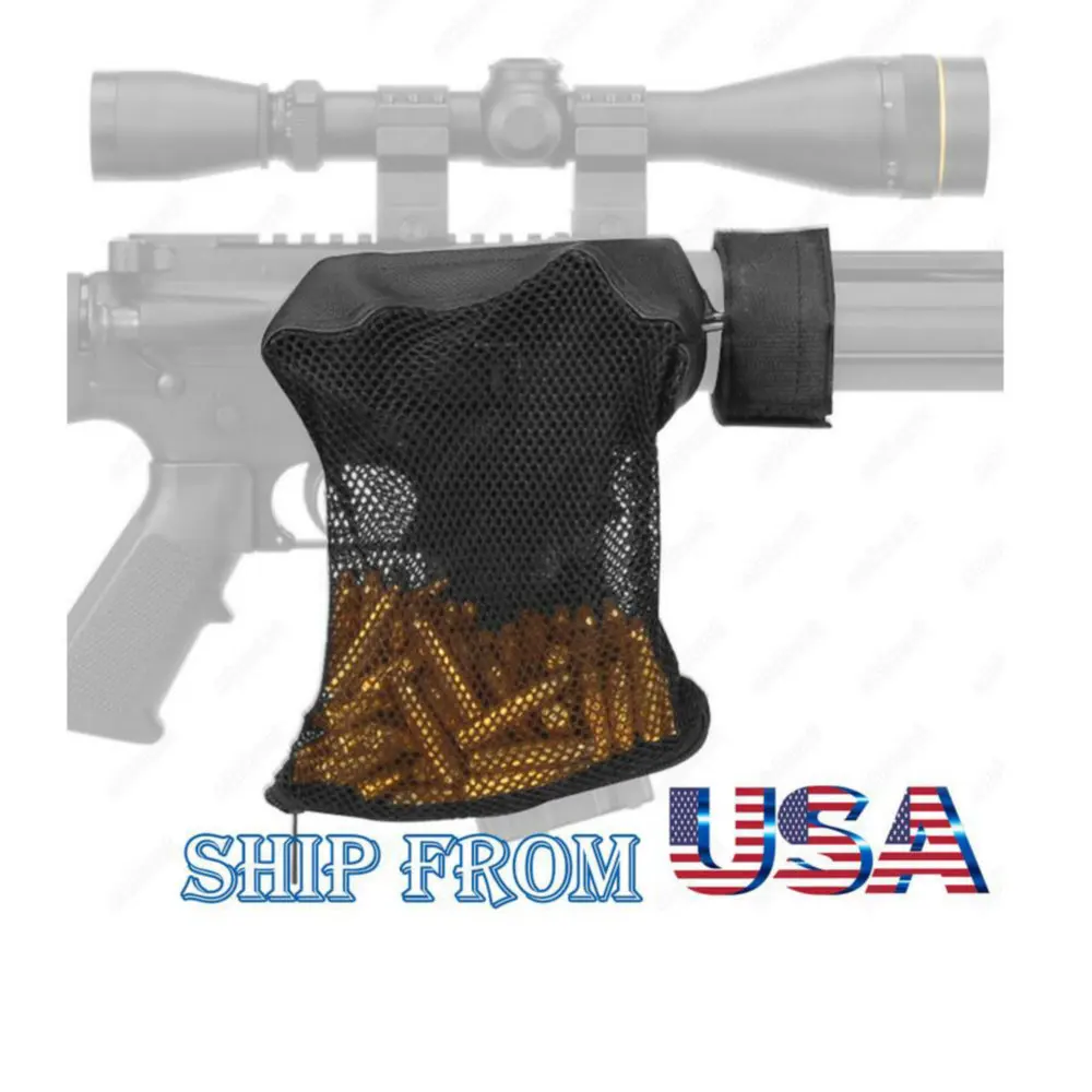 Ohhunt AR-15 патроны латунный корпус Catcher Сетка Ловушка замок ЗИП-Лок для быстрого разгрузки нейлоновая сетка черный