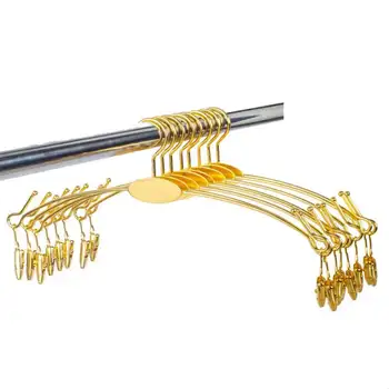 

Metal Underwear Panties Socks Hangers Home Drying Drying Rack Hangers With Clips Double Color Optional