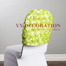 Хорошее качество атласная лента на стул Tiw лук крышка стула капот для свадьбы крышка стула украшения