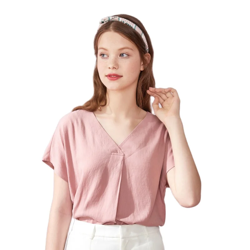 SEMIR шифоновая рубашка женская блузка с коротким рукавом и сердечком дизайнерская