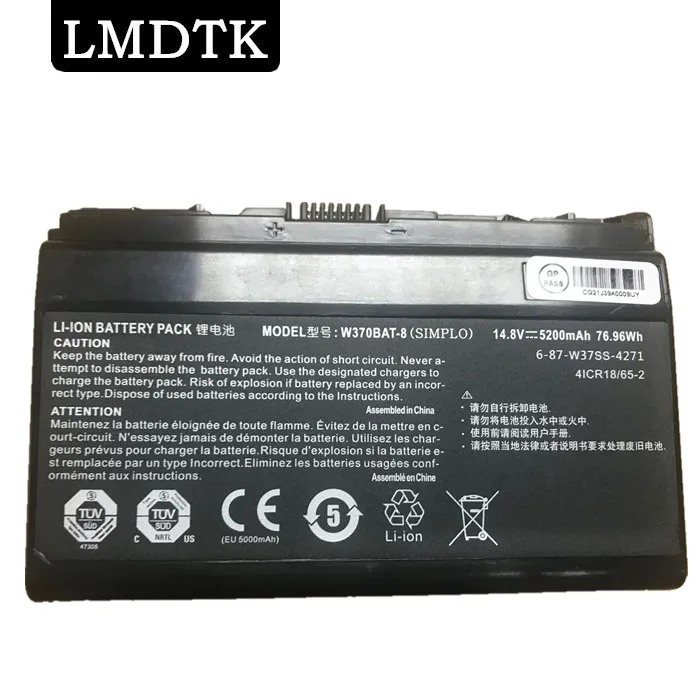 LMDTK аккумулятор для ноутбука Hasee W370BAT-8 K590S K650C K750S K760E 14,8 v