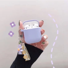 Роскошный милый корейский цветочный декоративный чехол для Apple Airpods чехол с орнаментом аксессуары Bluetooth наушники силиконовый чехол с кольцом для ключей Роскошный милый корейский цветочный декоративный чехол для Apple Airpods чехол с орнаментом аксессуары Bluetooth наушники силиконовый чехол с кольцом для ключей