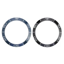 Новинка, 38 мм, черные и синие часы, керамический Безель, вставка для мужских часов Submariner, Сменные аксессуары, Ремонтный циферблат для часов Seiko Omega Новинка, 38 мм, черные и синие часы, керамический Безель, вставка для мужских часов Submariner, Сменные аксессуары, Ремонтный циферблат для часов Seiko Omega