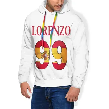 

Lorenzo Hoodie Jorge Lorenzo Hoodies Stylish Over Size Pullover Hoodie Polyester Streetwear Male White Hoodies