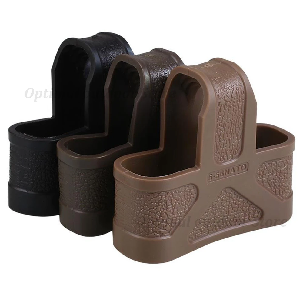 

TOtrait 5.56 Fast Mag Rubber Loops for Airsoft Gun M4/16 Magazine Assist Hunting Accessories black/green/Tan