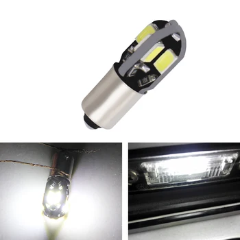 

1 Pcs T11 ba9s 5630 ERROR FREE canbus led lamp T4W h6W LED interior reading lights car light source white 6000K 12v