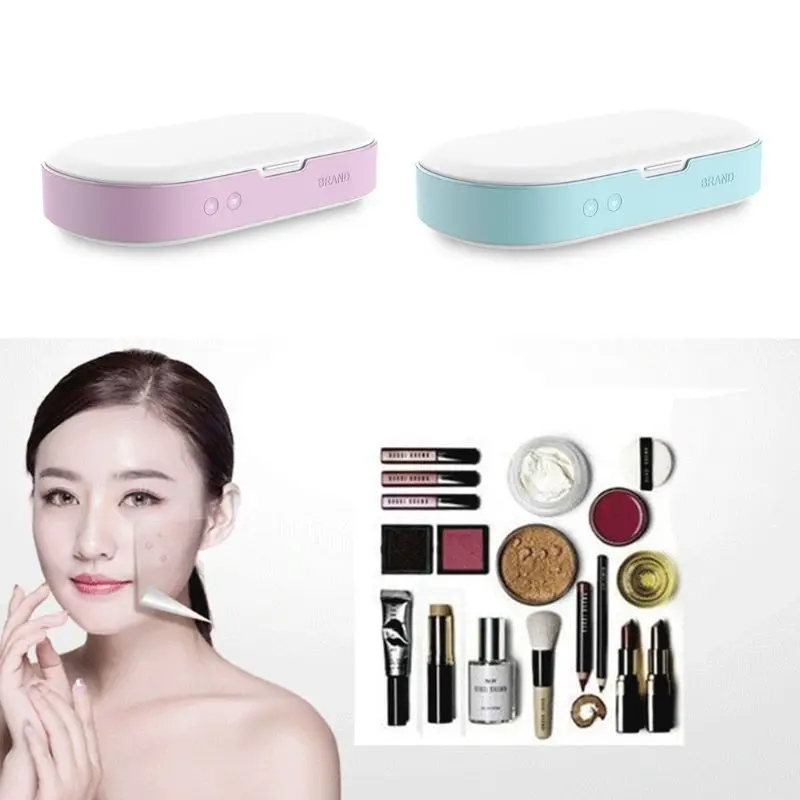 

5V Portable Double UV Sterilizer Box Jewelry Phone Cleaner Personal Care Tool D0AE