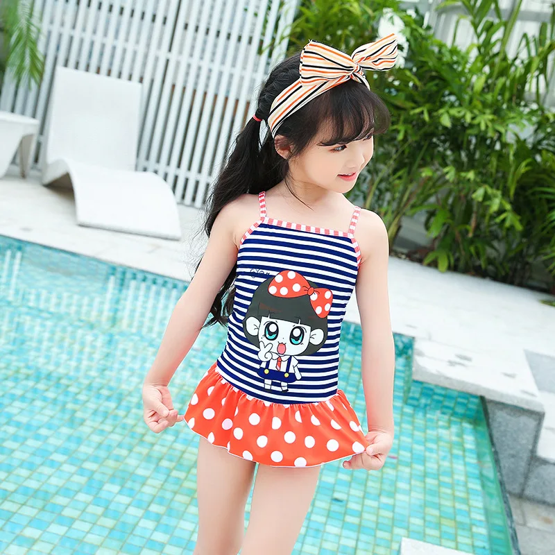 

KID'S Swimwear GIRL'S Swimsuit Small CHILDREN'S 2 Princess Dress-1-3-4-9-Year-Old Kids Baby Swim Bathing Suit