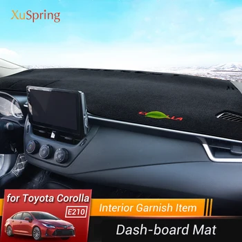 

Car Dashboard Protective Mat Shade Cushion Polyester Pad Interior Carpet for Toyota Corolla 2018 2019 2020 2021 E210 12th