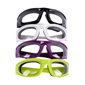 

Kitchen Onion Goggles Tear Free Slicing Cutting Chopping Mincing Eye Protect Glasses