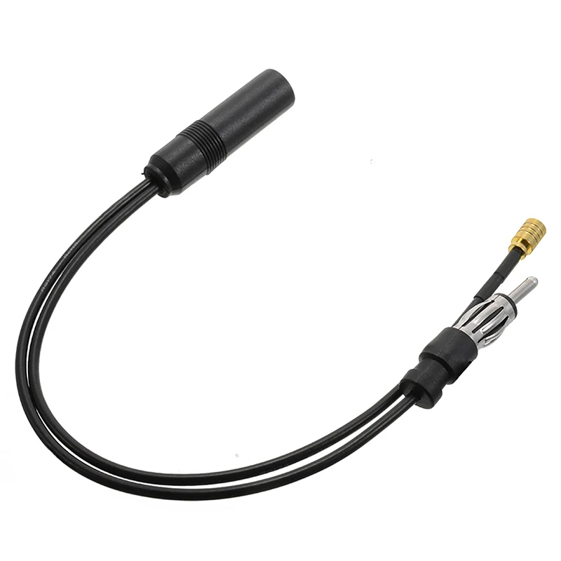 Car SMB Cable Aerial Vehicle DIN Antenna Converter FM/AM Lead Splitter Active Plug Car Radio Aerial Antenna Adapter Accessory