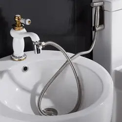 Brass Sink Faucet Diverter Valve to Sink Hose Sprayer,Faucet Splitter for Kitchen,Sink Faucet Replacement Part M22 x M24 E3Y8