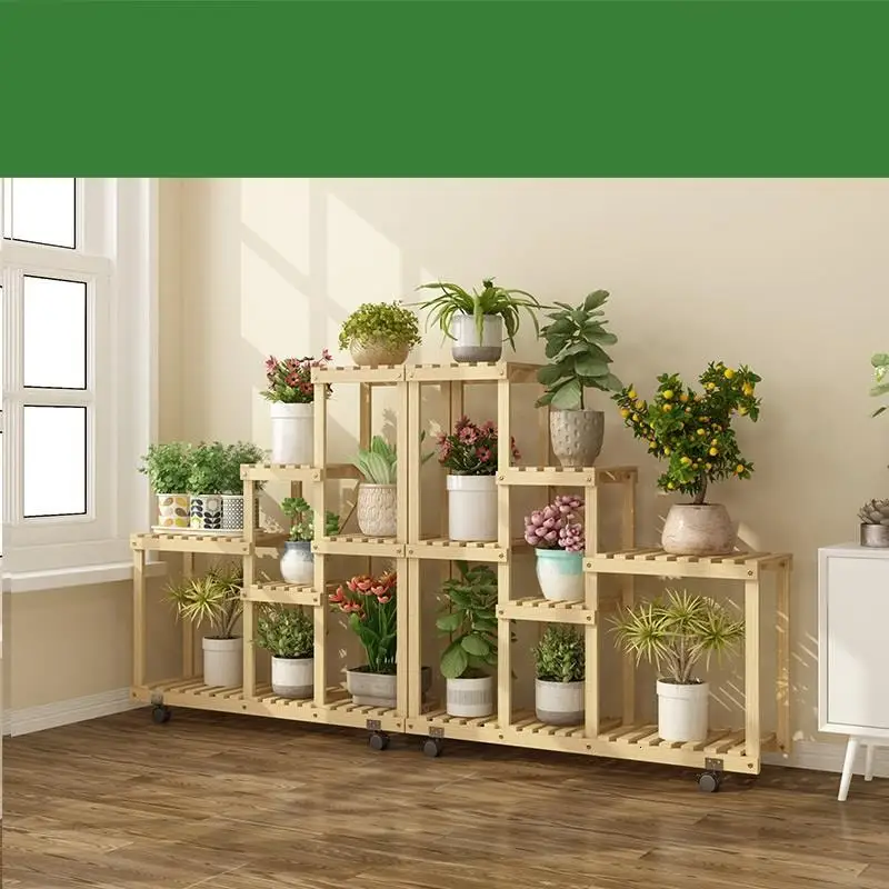 MODEL C Escalera Decorativa Madera стол садовые полки для Estante Para Plantas уличная Цветочная полка стойка Stojak Na Kwiaty подставка для растений - Цвет: MODEL C