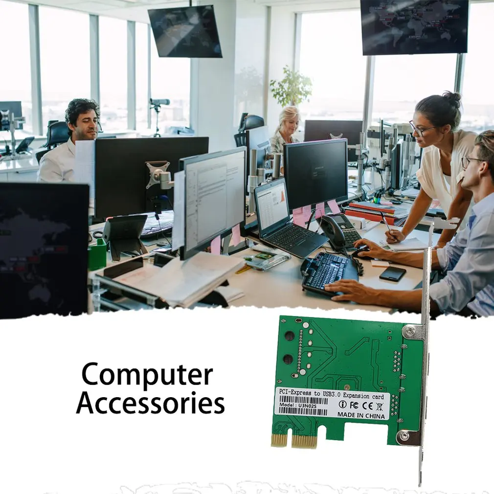 1 шт. Ssu натуральная настольный компьютер Usb3.0 Плата расширения Pci-E к Usb3.0 расширения 2 задними камерами-Порты и разъёмы чип Nec